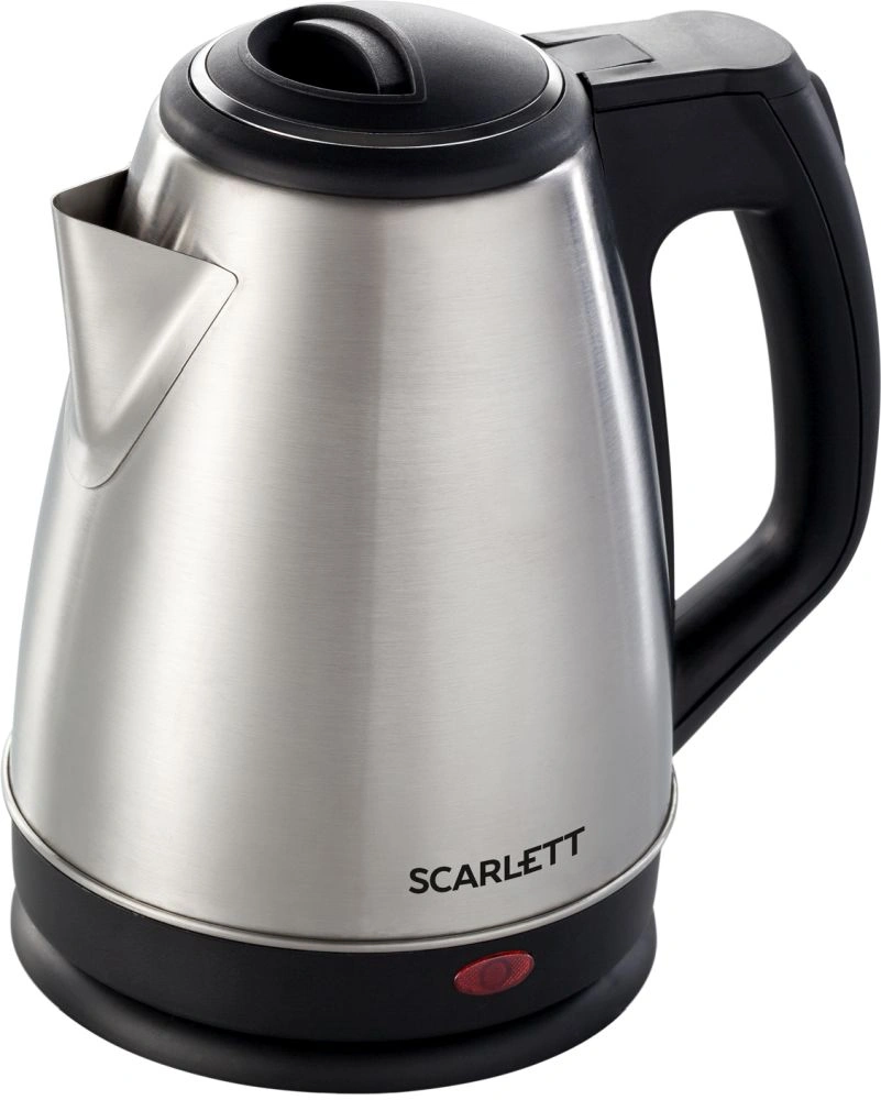 Чайник электрический Scarlett SC-EK21S25 серебристый/черный, металл (EK21S25)
