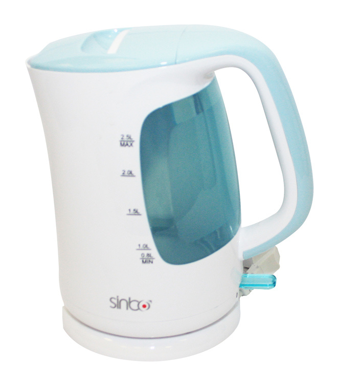 Чайник электрический Sinbo SK 7367 белый/голубой, пластик