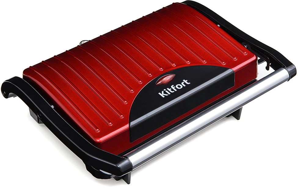 Сэндвичница Kitfort КТ-1609 Panini Maker красный/черный (кт-1609 panini maker)