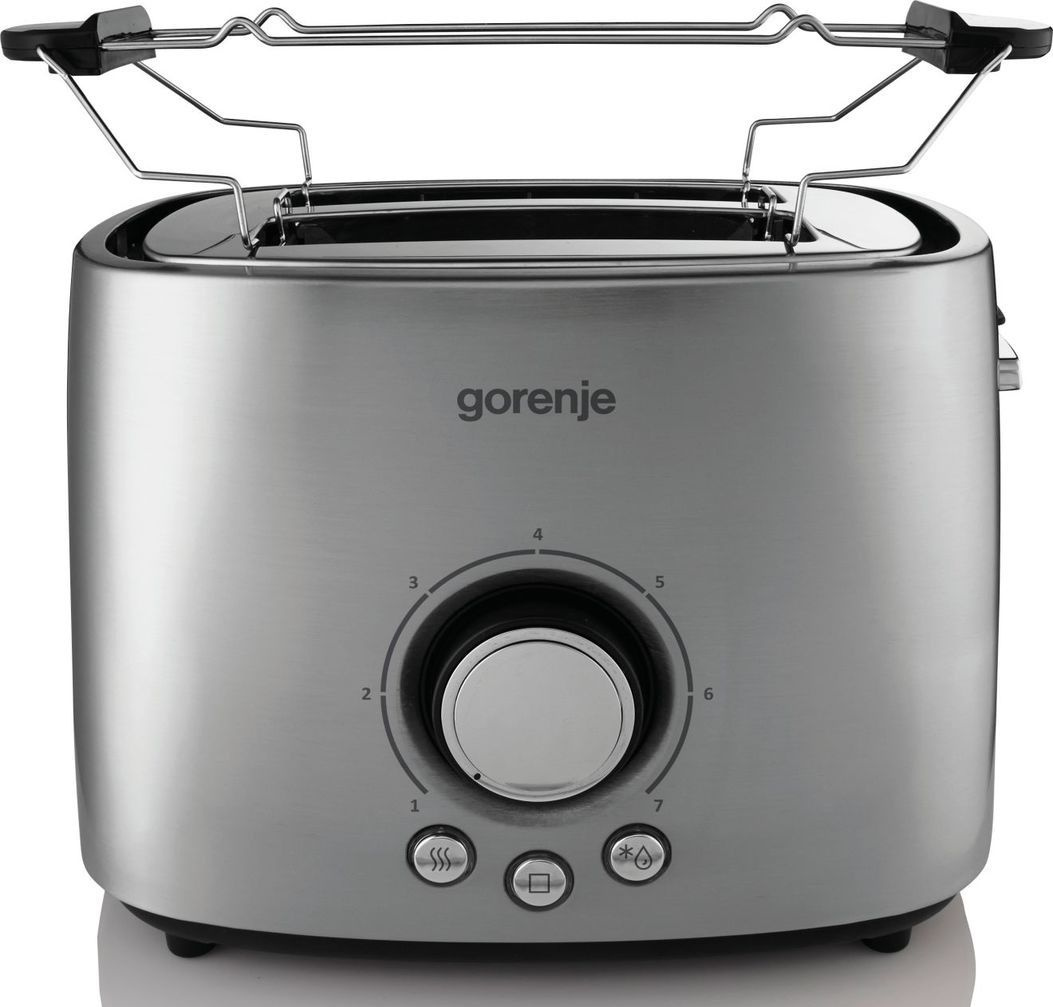 Тостер Gorenje T1000E серебристый/черный