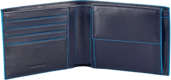 Кошелек мужской Piquadro Blue Square синий, кожа натуральная (pu257b2r/blu2)