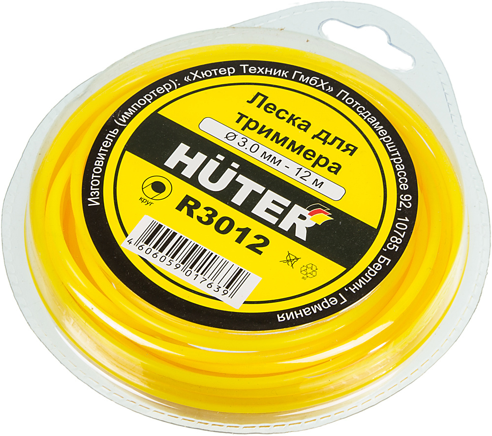 Леска для садовых триммеров Huter R3012 (71/2/1)