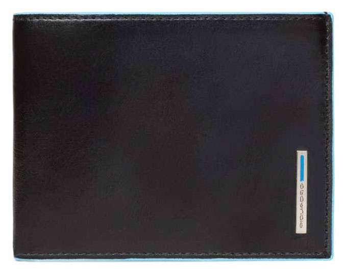 Кошелек мужской Piquadro Blue Square черный, кожа натуральная (pu1241b2r/n)
