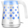 Чайник электрический Vitek VT-7048-01 белый, пластик