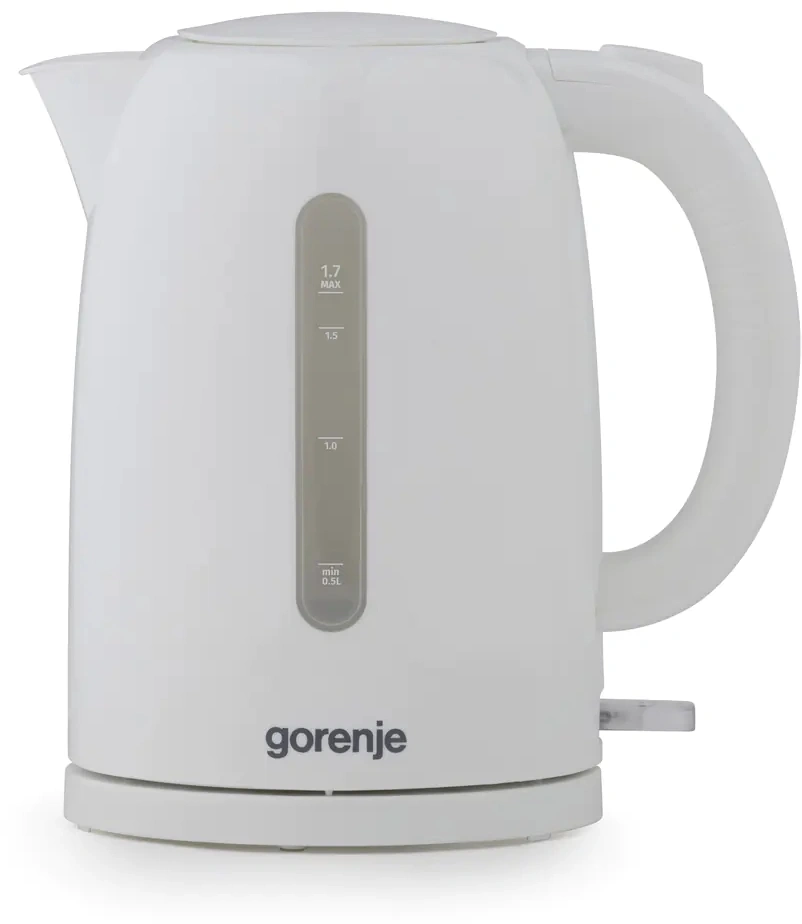 Чайник электрический Gorenje K17W белый, пластик