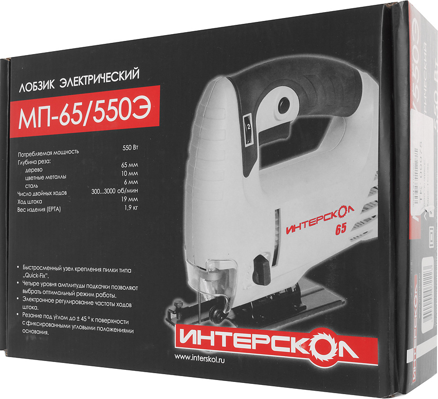Лобзик Интерскол МП-65/550Э (101.1.1.00)
