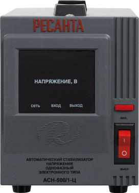 Стабилизатор напряжения Ресанта АСН-500/1-Ц серый (63/6/1)