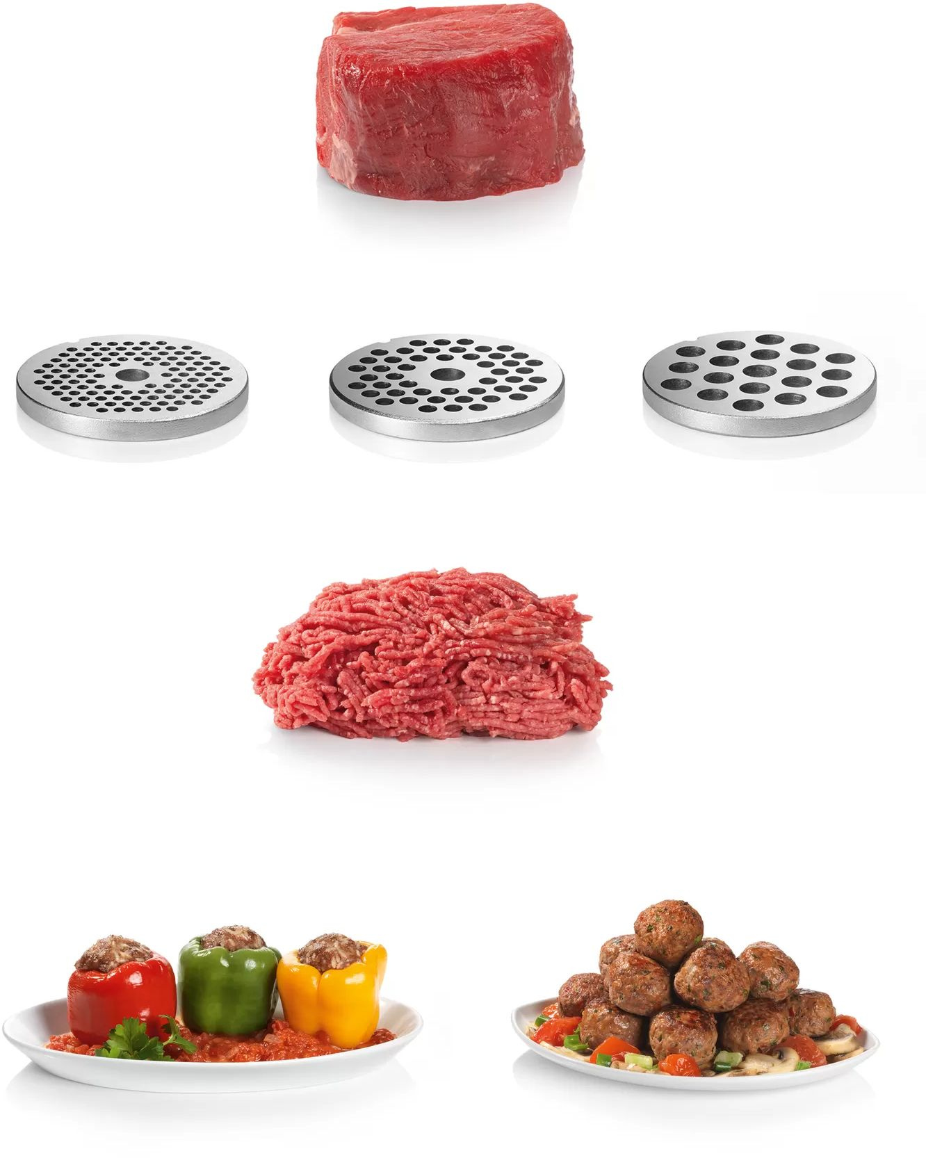 Мясорубка Bosch ProPower MFW66020 белый/серый
