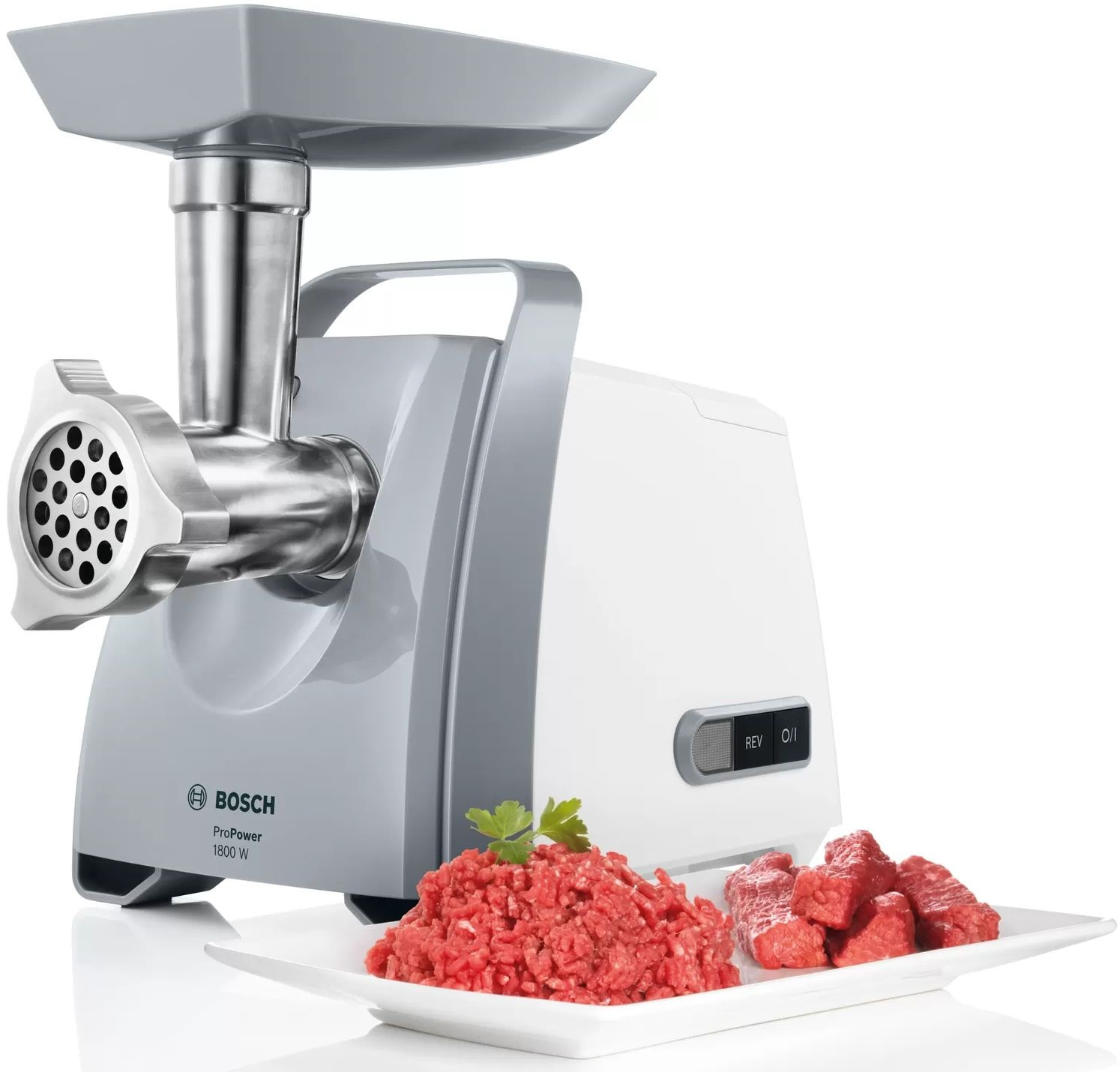 Мясорубка Bosch ProPower MFW66020 белый/серый