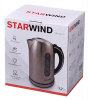 Чайник электрический Starwind SKS4210 серебристый матовый, металл