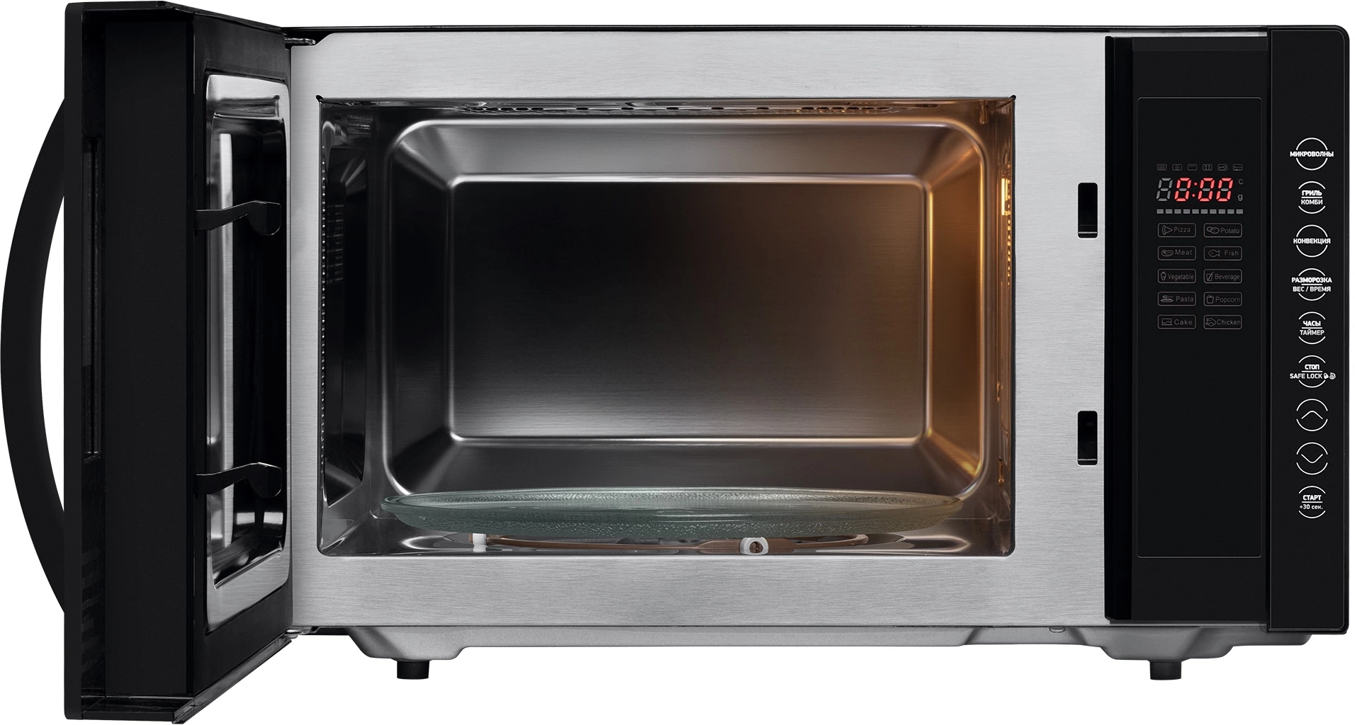 Микроволновая печь BBK 23MWC-881T/B-M, черный