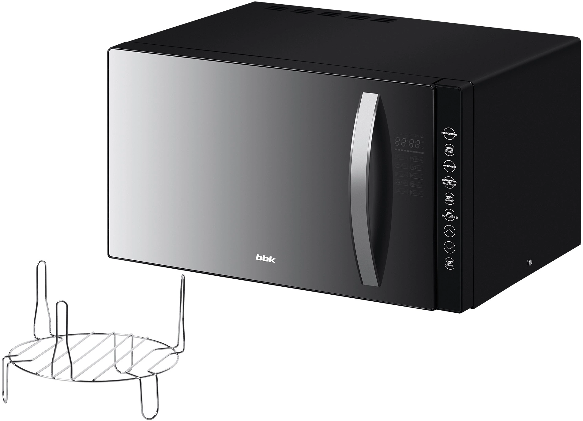 Микроволновая печь BBK 23MWC-881T/B-M, черный